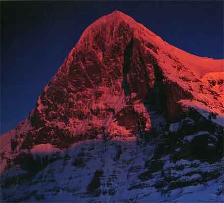 
Eiger Nordwand North Face And Monch Sunset From Kleine Scheidegg - The Alps by Shiro Shirahata book
